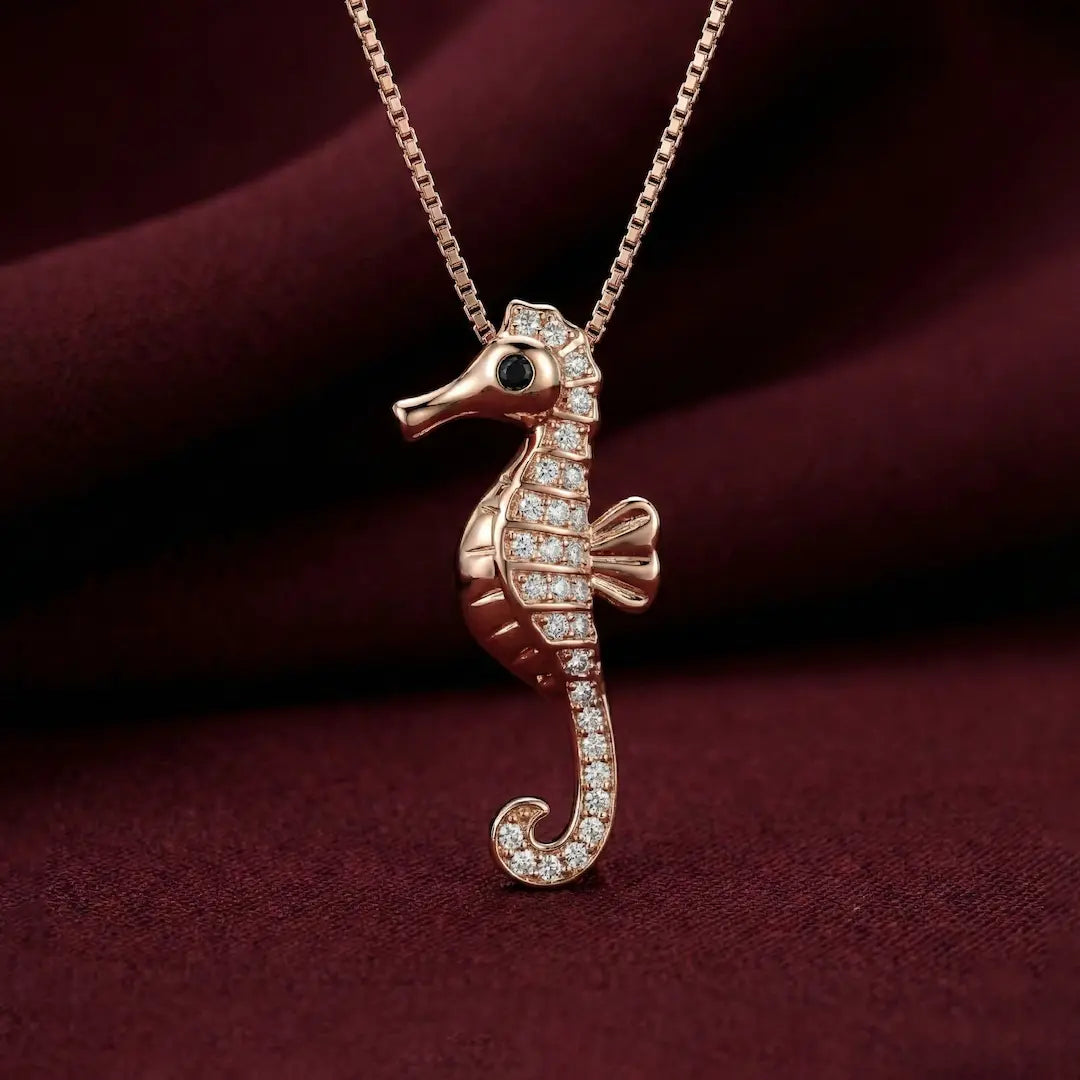 Seahorse Necklace - 925 Silver