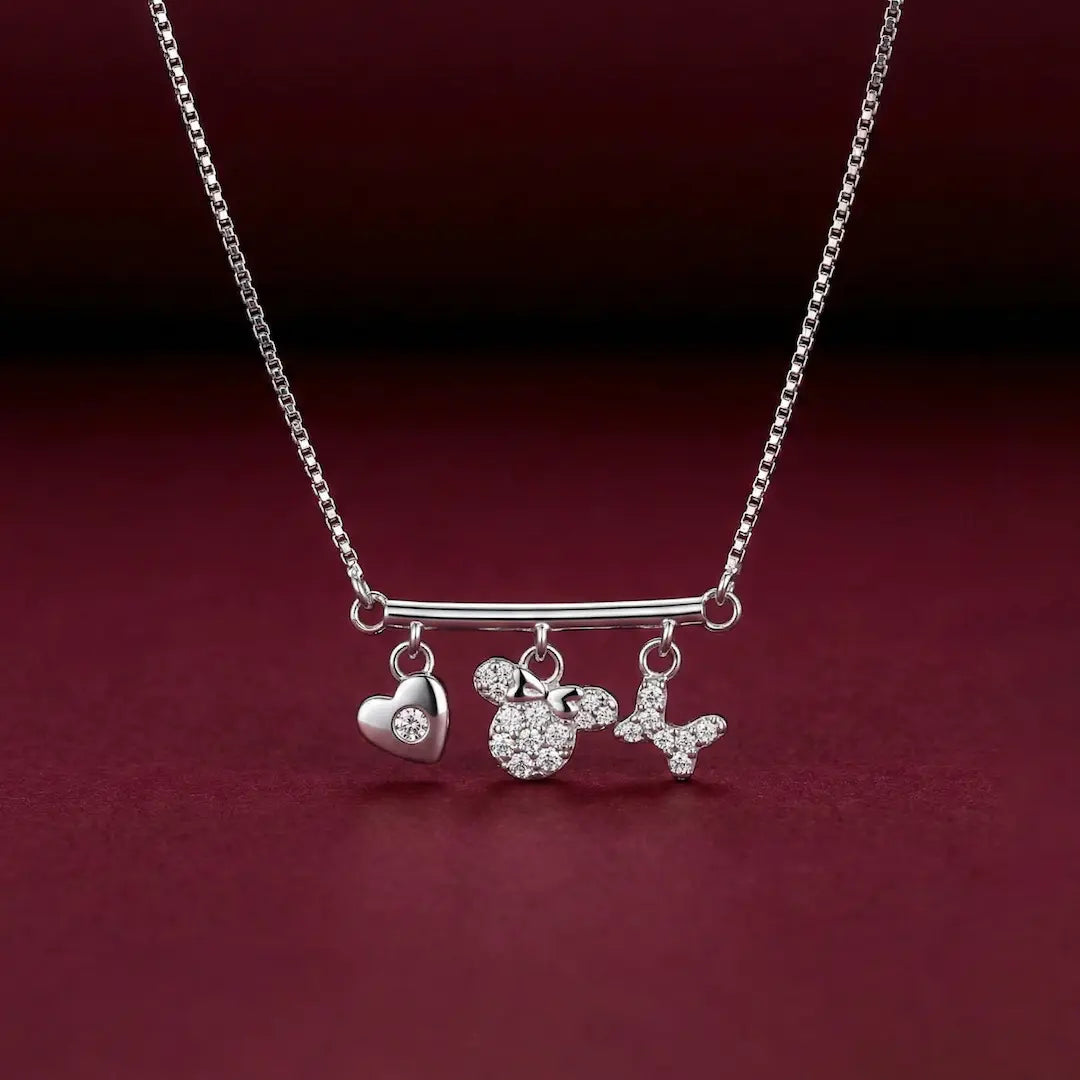 Sunburst Necklace - 925 Silver