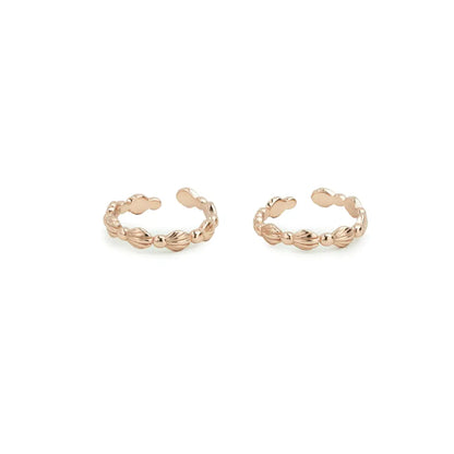Beaded Grace 925 Silver Adjustable Toe Ring